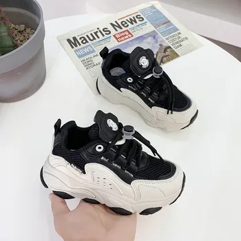 Unisex Toamna Copil Adidasi Baieti Pantofi De Sport Pentru Copii Fata De Moda Ochiurilor De Plasă Respirabil Non-Alunecare Casual Formatori Pantofi 2021 3-12 Ani