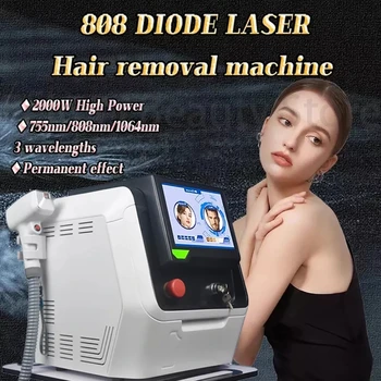 Produse noi 1200W 755 808 1064nm Diodă Laser de Îndepărtare a Părului Masina de Frumusete Profesionale Electric Faciale Corpul Depilator Pentru Femei