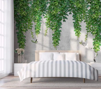 Tapet personalizat Simplu frunze de viță de vie dormitor peretele din fundal