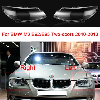 Pentru BMW M3 E92 E93 2010 2011 2012 2013 Coupe cu Două uși Faruri Capacul Nuanta Shell Abajur Transparent Obiectiv Masti Far