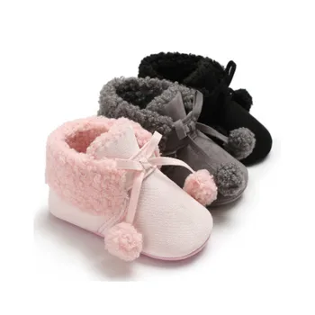 Baby Pantofi de Iarna, Fata de Prima Pietoni Copilul Moale cu Talpi anti-alunecare Încălțăminte de Bumbac, Pantofi de Copil pentru nou-Nascuti Baby Patut de Copil Pantofi