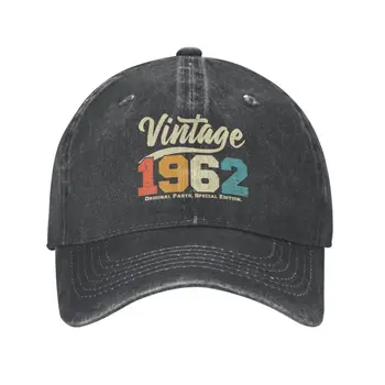 Personalizat de Bumbac Vintage 1962 60 de Ani piesei Originale Șapcă de Baseball pentru Barbati Femei Respirabil Tata Pălărie Streetwear