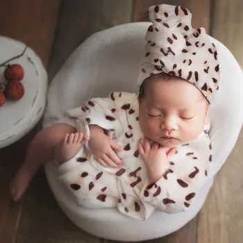 Nou-Născut Recuzită Fotografie Îngroșat Cămașă De Noapte Baby Photo Props Halat De Baie Set De Accesorii Pentru Copii Fotografie De Studio Accesorii