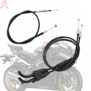 Motocicleta Ambreiaj Cablu Acceleratie Linie de Sârmă din Oțel potrivit Pentru Yamaha YZF-R6 YZFR6 YZF R6 YZF600 2006 - 2016 2015 2014 2013 2012 2011