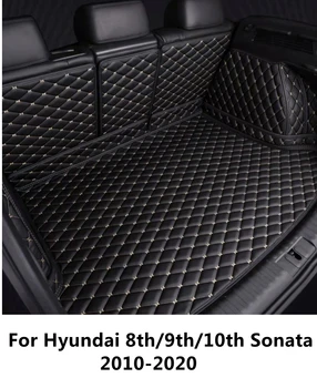 SJ a se Potrivi Personalizat Set Complet rezistent la apa Portbagaj Mat Părți Coada de Boot Tava Linie de Marfă din Spate Pad Acoperire Pentru HYUNDAI Sonata 2010-2020
