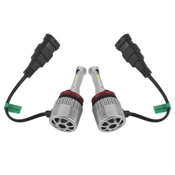 2 buc Plug & Play COB Far cu LED-uri 72W 8000LM Masina Faruri cu LED-uri Lampă de Ceață Lumina Auto Accesorii Piese