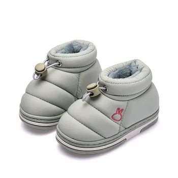 2022 Copii Cizme De Iarna Pentru Copii În Aer Liber Pantofi De Zăpadă Băieții De Pluș Cald Îngroșa Pantofi De Interior Acasă De Boot De Moda Fete Baieti Pantofi