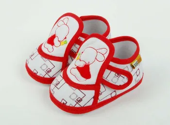 2015 moda Populare Pantofi pentru Copii Primul Pietoni pantofi Copii Infant Toddler Pantofi de Copil Desene animate Bumbac căptușit tipărite moale jos