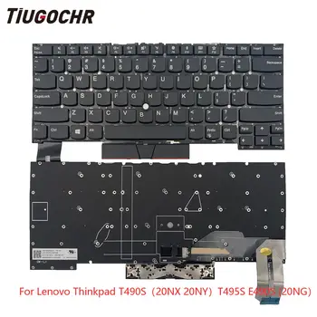 NOI Pentru Lenovo Thinkpad T490S（20NX 20NY）T495S E490S (20NG）Tastatură cu iluminare din spate nu Nu Pointer