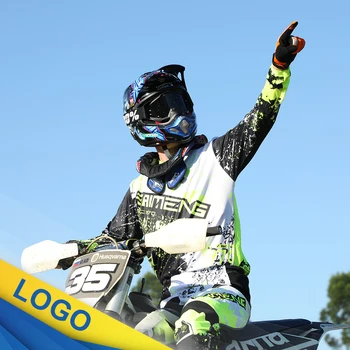 motocross echipament de munte, curse de Motociclete costum Bărbați femei personalizate de imprimare număr numele logo-ul Moto Set elasticitatea Motocicleta