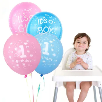 10buc este un băiat și o Fată Latex, Baloane Nunta 1 zi de Naștere Petrecere Copil de Dus Decor Cadou Jucarii de Gen Revea globos ballon
