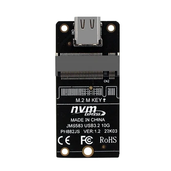 4 Pc-uri de TIP C Pentru M. 2 Adaptor NVME SSD Adaptor M. 2 până La USB 3.2 Tip C Adaptor Nvme Cabina de Sprijin M. 2 SSD 2230 2242 2260 2280