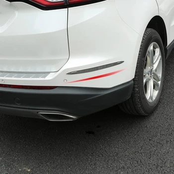 Pentru Ford Edge 2015 2016 2017 Oțel Inoxidabil Masina din spate garda Colț de Acoperire benzi Tapiterie Auto styling accesorii 2 buc