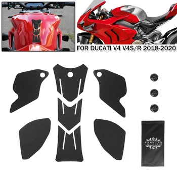 PVC TankPad Protector Pentru Ducati V4 V4R V4S 2017 2018-2020 V 4 R/S Motocicletă Anti-Alunecare, Parte a Gazelor Genunchi Prindere Tracțiune Tampoane Autocolant