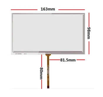 Noi de 7 inch touch screen 163*98 este potrivit pentru ecran LCD auto DVD navigator GPS scrisul ecran aprovizionare stabilă