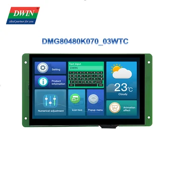 De Vânzare la cald DWIN LCD TFT 7.0 Inch/800*480/HMI/16.7 M Culori/TN/Grad Medical Panou de Ecran Tactil