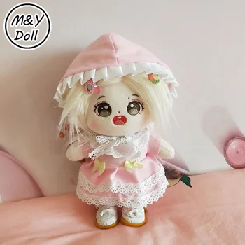 Haine papusa de 20 cm Idol Papusi Accesorii Papusa de Plus Îmbrăcăminte Jennie Lisa Rose Rochie Roz Set pentru Coreea de Kpop Păpuși Cadou