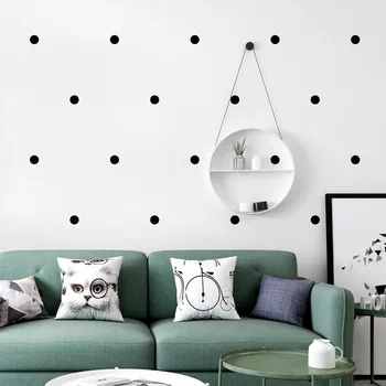 Stil Nordic Tapet Uri Moderne, Minimaliste, Geometrice în Alb și Negru Original Dot Living, Dormitor, TV Tapet de Fundal