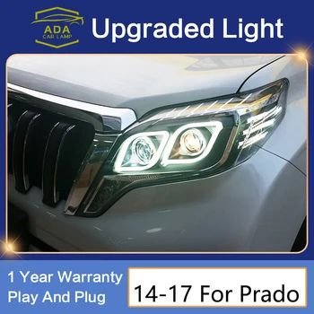Styling auto LED Lampă Față Faruri Pentru Toyota Land Cruiser FJ150 Prado 2014 - 2017 Accesorii Auto