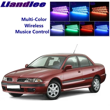 LiandLee Masina Strălucire Interior Decorativa Podea Locuri Accent Ambientală lumina de Neon Pentru Mitsubishi Carisma 1995~2004