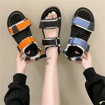 Sandale Femei de Vara Noua Moda pentru Femei Sandale cu Catarame Curea Talpă Groasă Femei Sandale Sandale cu Platforma Pantofi Plat Femeie