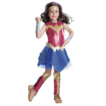 E De Mirare Fată Costum Copii Dress Up Super-Erou Cosplay Costum De Halloween Pentru Copii