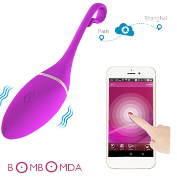 Vaginul Ouă Vibrator APP Bluetooth de la Distanță fără Fir de Control USB Reîncărcabilă Vibrator Multispeed jucarii Sexuale pentru femei Adulte Produs
