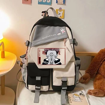 Jujutsu Kaisen Yuta Ochi Furioși Epocă Anime Rucsaci Multi-Buzunar De Rucsac Scoala Student Fete Laptop Bagpack Mochilas Saci