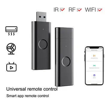 Universal Control de la Distanță RF433 Inteligent ABS Aplicarea pe scară Largă WiFi IR Control de la Distanță pentru Android TV BOX de Viață Inteligentă Acasă
