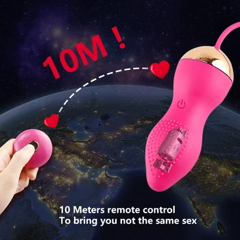Glonțul Ou Vibrator la Distanță Cotronl Vibratoare Ou Reîncărcabilă Stimulator Clitoris jucarii Sexuale pentru Femei Adulte de sex Feminin pentru Masaj