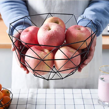 Metal De Fructe Și Legume De Stocare Bowls Bucătărie Ouă Coșuri Titularul Nordic Minimalism