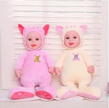 16 inch Umplute Papusa Jucării Pentru Copii din Silicon Renăscut în Viață Copii Realiste Jucarii Copii Dorm Renăscut Papusa De Copil Jucărie