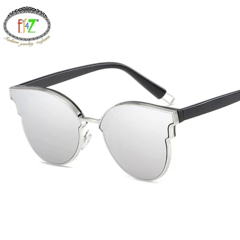 F. J4Z Noua Moda de Epocă ochelari de Soare pentru Femei Personalitate Designer de Acoperire Oglinzi Ochi de Pisica Ochelari de soare Ochelari de Soare barbati UV 400