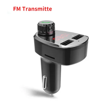 2021 Versiune Smart Transmițător FM, Bluetooth Transmițător FM Radio Wireless Adapter Kit de Mașină cu Dublă Încărcare USB Masina Încărcător
