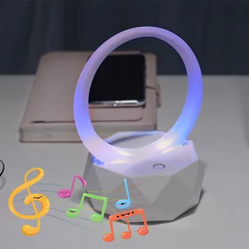 USB Reîncărcabilă Lumina de Noapte compatibil Bluetooth Boxe 5.0 Dormitor Lampa de Noapte plina de culoare de Lumină Desktop Music Player