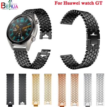 uita-te la trupa Accesorii Pentru Huawei watch GT ceas inteligent curea 46mm moda Inoxidabil Bratara bratara Pentru ceas Huawei GT 22mm