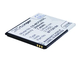 CS 2000mAh / 7.40 Wh baterie pentru Mobistel Cynus F5, MT-8201B, MT-8201S, MT8201w BTY26184, BTY26184Mobistel/STD