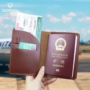 Femei Oameni de Afaceri Pașaport Capacul Cartelei Multi-funcția de Carduri Bancare din Piele Portofel Pașaport de Călătorie Accesorii