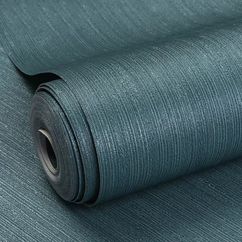 Stil Nordic Solid Albastru Mat Dungi Tapet Living Magazin de Îmbrăcăminte Fundal Simplu de uz Casnic din PVC Complet Magazin Autocolant