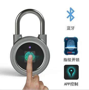 Bluetooth amprenta lacăt inteligent în aer liber, ușă ușă lacăt valiza de blocare depozit APP telefon mobil software-ul de control