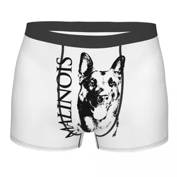 Oamenii Malinois Câine Ciobănesc Belgian Mechelaar Lenjerie De Noutate Boxeri Pantaloni Scurți, Chiloți De Sex Masculin Respirabil Chiloți Plus Dimensiune