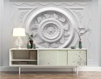 3D picturi Murale de Perete cu Model de tencuiala de relief Tapet Pentru Pereti 3D Living, Dormitor, TV Fondul gazete de perete decor acasă