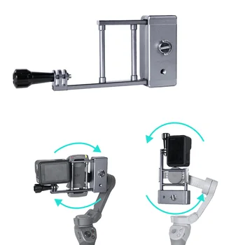pentru GoPro / dji acțiunea 3 /Xiaomi yi sport camera adaptor Suport cu contragreutate Balance board pentru dji osmo mobile 6 gimbal