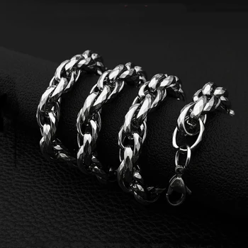 Moda colier oțel titan gros colier gros secțiune lungă de personalitate populară colier ornament fierbinte de vânzare