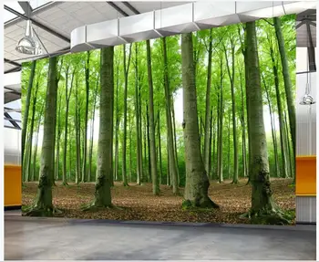 Foto personalizat tapet pentru pereti 3d murală Modernă pădure peisaj natural pădure pictura peisaj living TV de perete de fundal