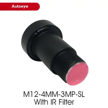 Starlight Lentile cu Filtru IR 3MP HD 4mm pentru CCTV Camere IP M12 F1.2 Diafragma 1/2.5