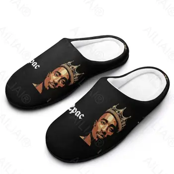 Rap Toate (44) Sandale De Pluș Casual Incalzi Pantofii Termică Pentru Barbati Pentru Femei Papuci De Casa Pufosi Anime Cauciuc
