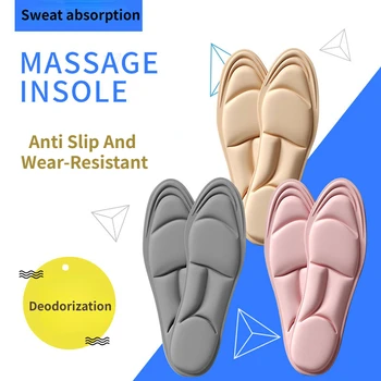 Noul 5D Sport Branțuri pentru Pantofi Femei Bărbați Deodorant Respirabil Perna de Funcționare Tălpi de Picioare de Îngrijire Semele Ortopedice
