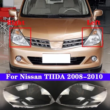 1 Pereche de Mașina din Față Faruri de protecție a Lentilelor Farurilor Lampa Shell Accesorii pentru Nissan TIIDA 2008-2010