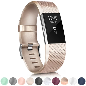 Bratara de silicon Curea Pentru Fitbit Charge 2 Band Bratara Ceas Inteligent Banda Curea Moale TPU Watchband Pentru Fitbit Charge 2